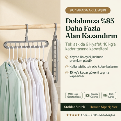 9'lu Sihirli Askı